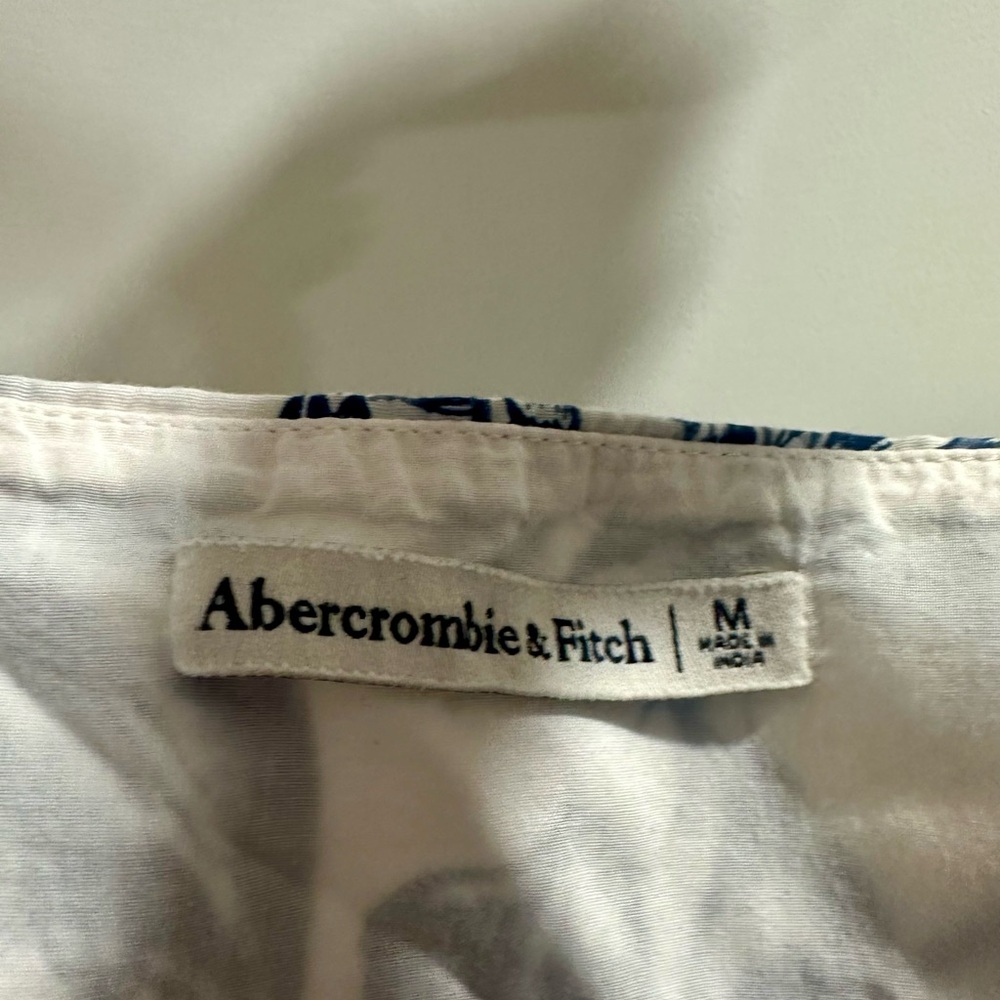 Abercrombie & Fitch White Camisole with Blue Floral Print - Picture 2 of 3